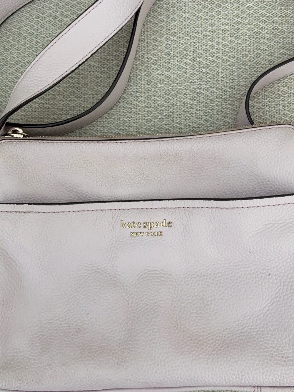 kate spade Pale Pink Pebbled Leather Crossbody Bag - Picture 2 of 13